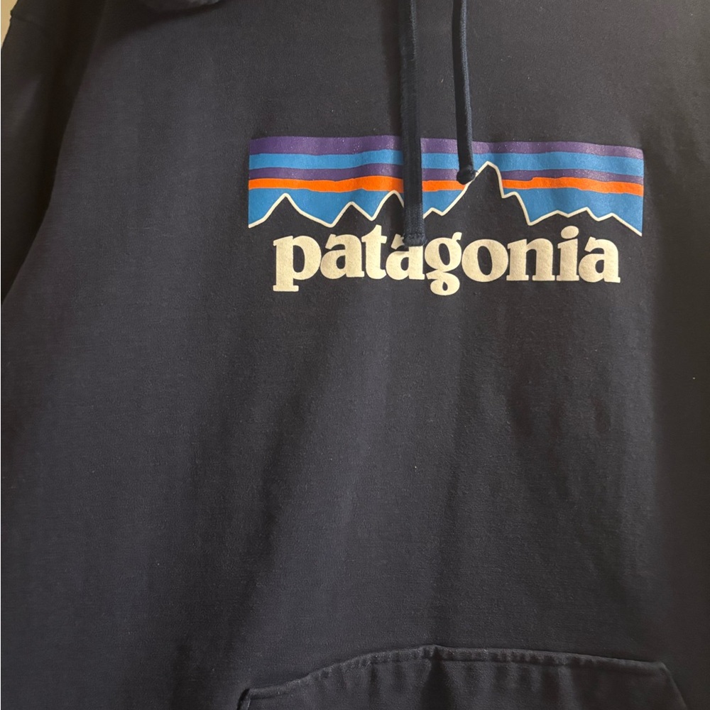 Patagonia Men's Navy Hoodie - Picture 2 of 2
